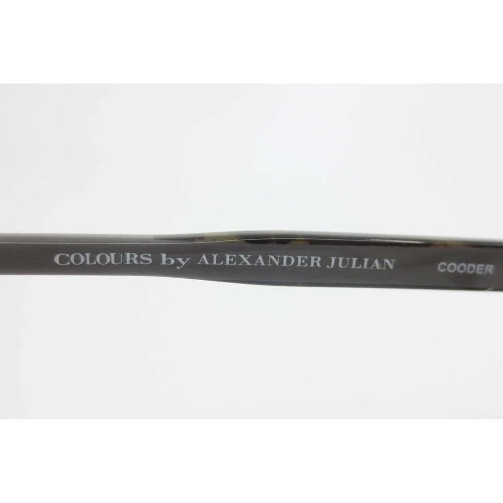 Colours by Alexander Julian Cooder Tortoise Grey Round Eyeglass Frames 49-19-145